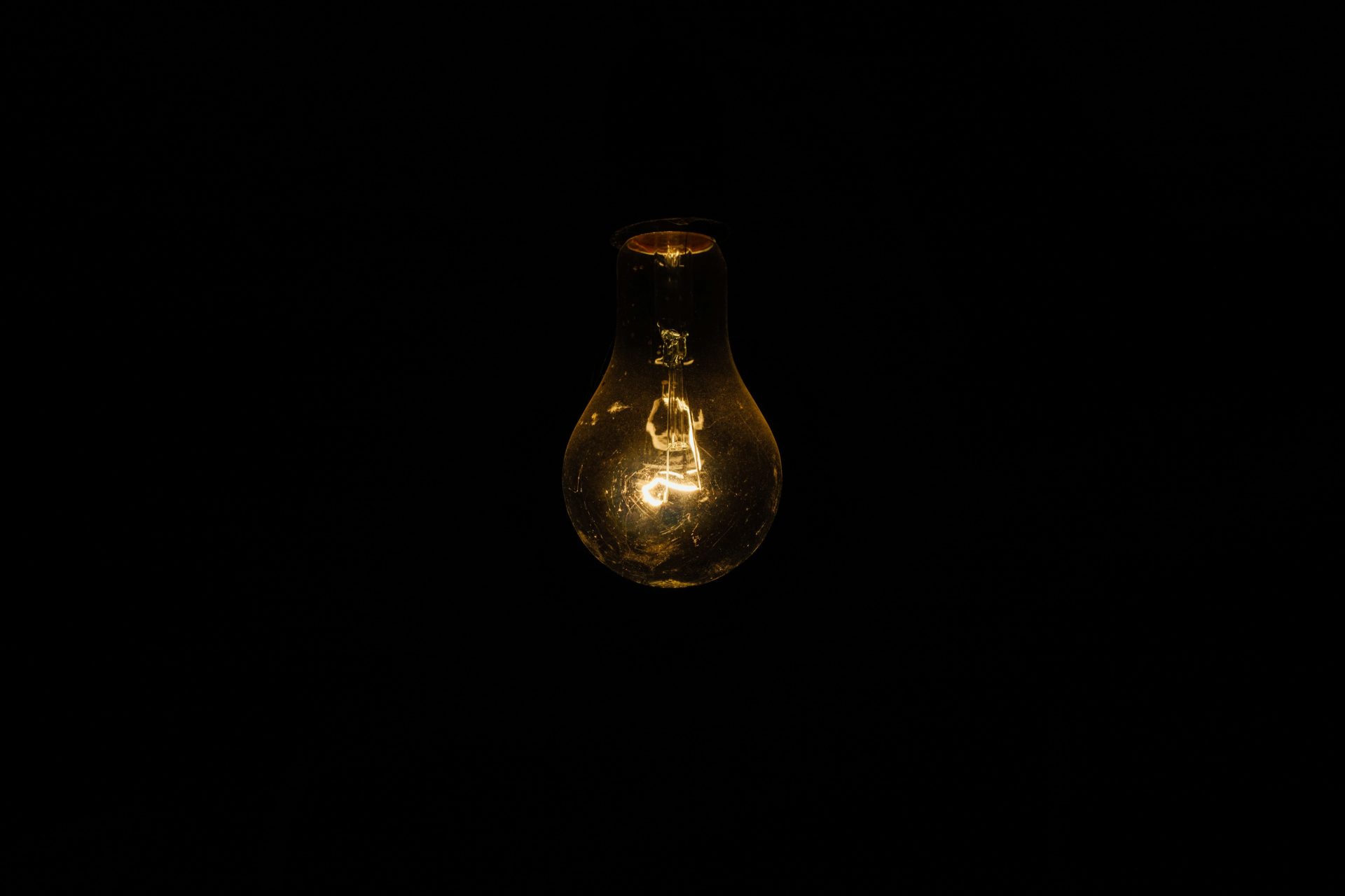 Nahaufnahme Foto von Glühbirne
